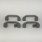 08-18 Mercedes C CLS E Interior Headliner Roof Grab Handle Set Gray OEM