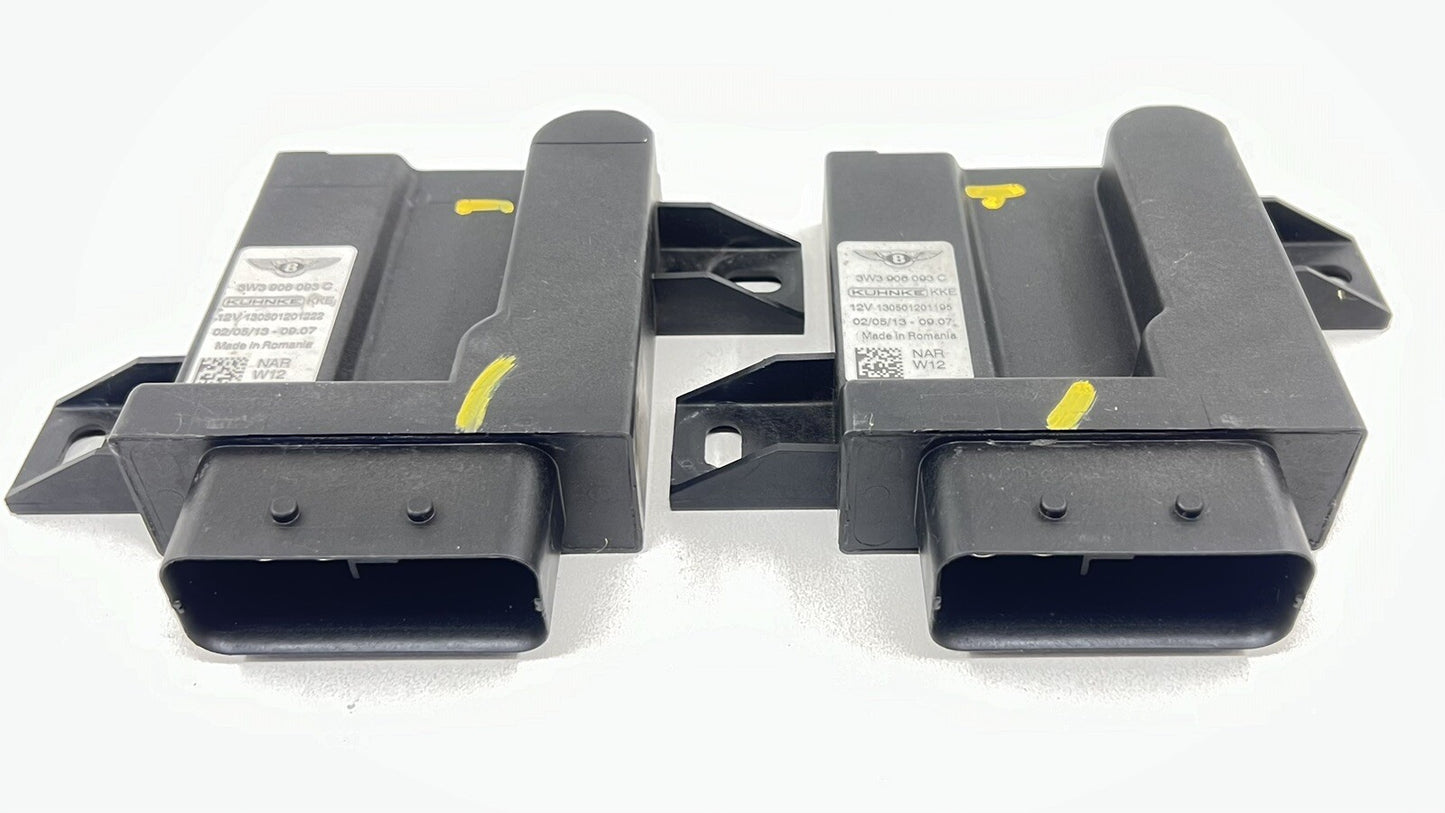 13-18 BENTLEY FLYING SPUR GAS FUEL PUMP CONTROL MODULE PAIR 3W3 906 093 C OEM