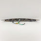 14-17 Infiniti Q50 Chrome License Plate Light Trunk Trim Moulding W/ Camera OEM