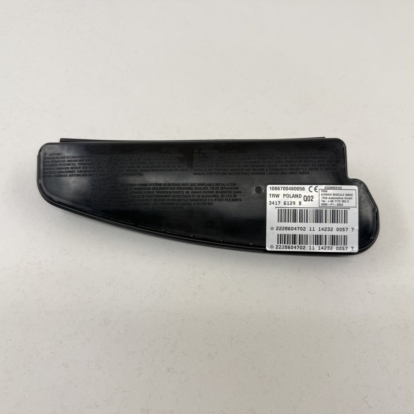 2014-2015 Mercedes-Benz S550 S63 W222 Driver Left Front Seat Airbag Air Bag OEM