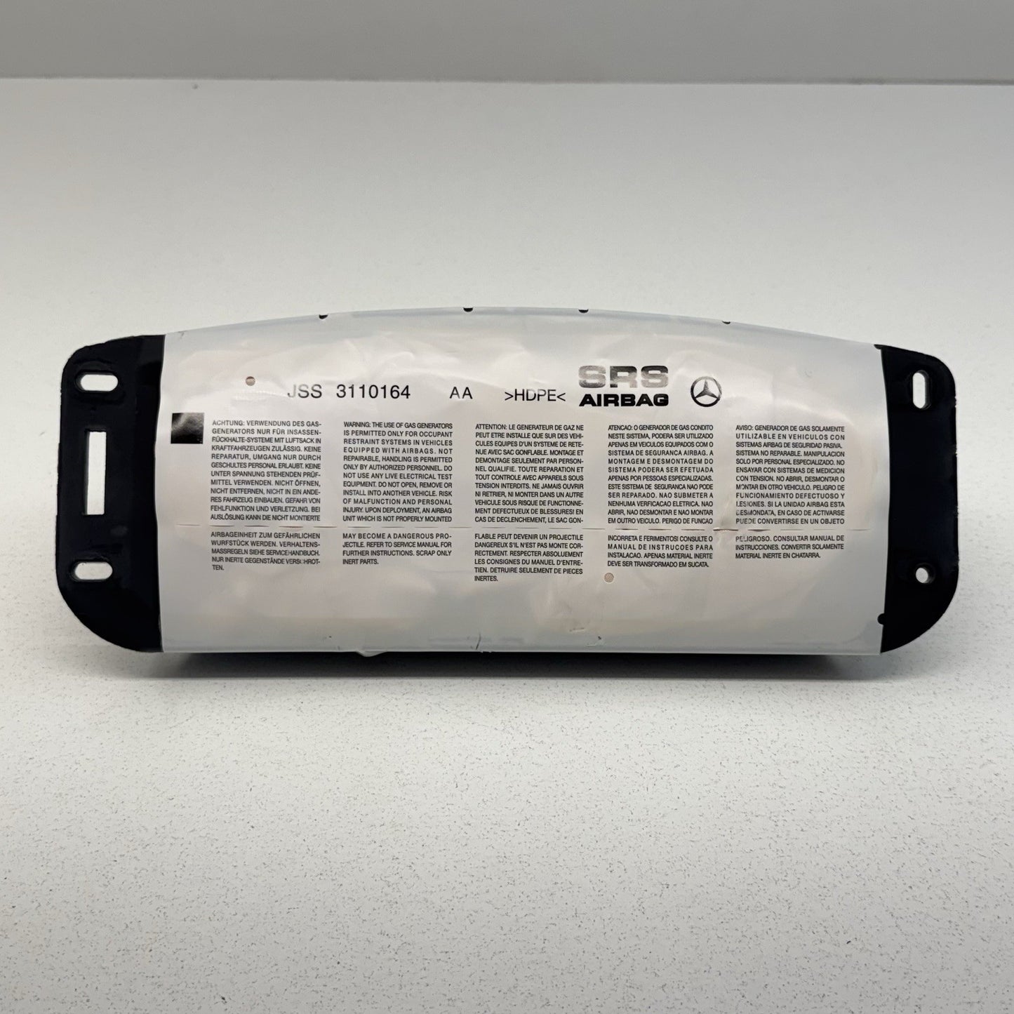 08-14 Mercedes W204 C250 Right Dashboard Dash Board Airbag Air Bag SRS OEM