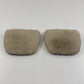 2014-2020 Mercedes-Benz S550 W222 Rear Seat Headrest Pillow Pair Beige OEM