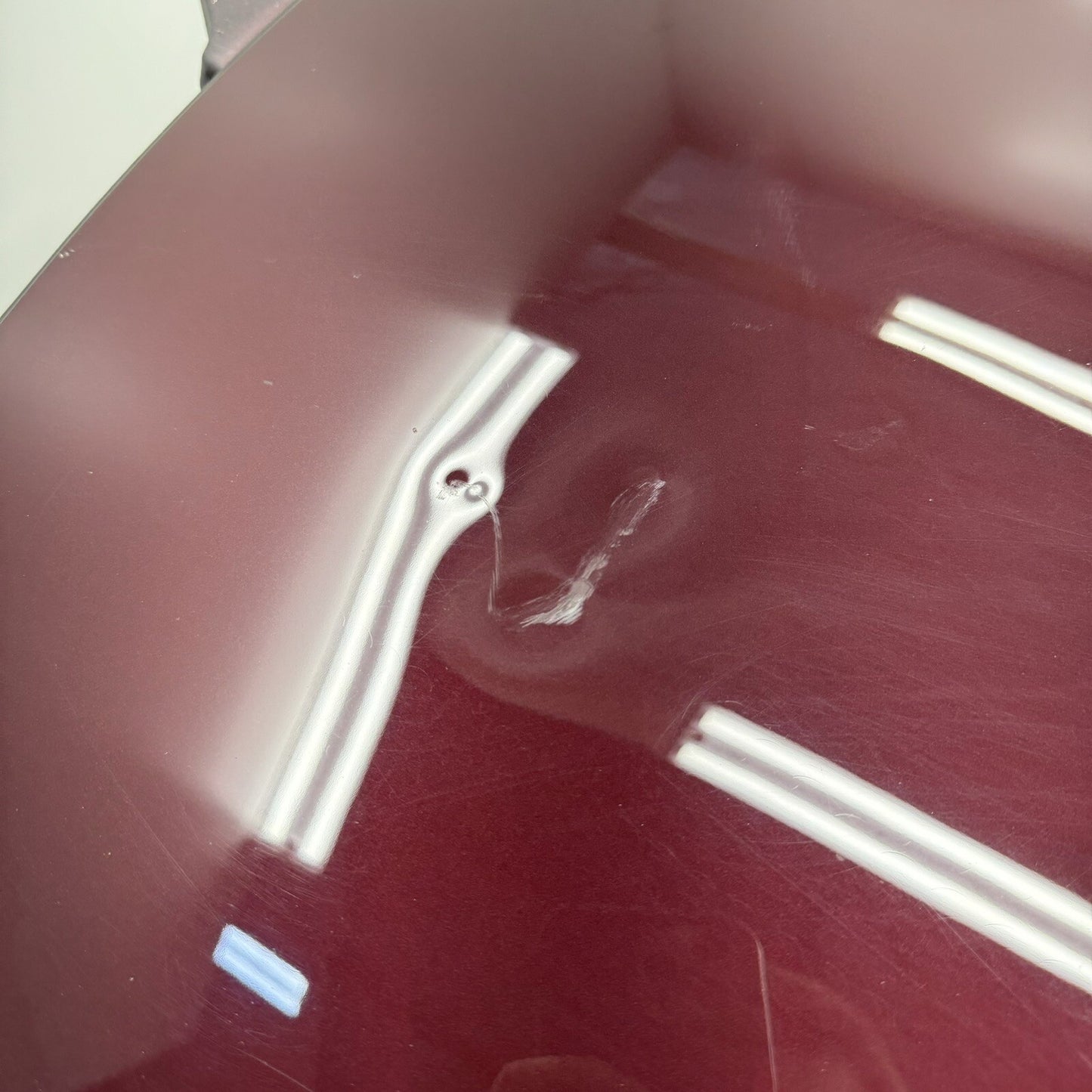 07-17 Aston Martin Vantage Driver Left Door Shell Merlot Red OEM *NOTE*