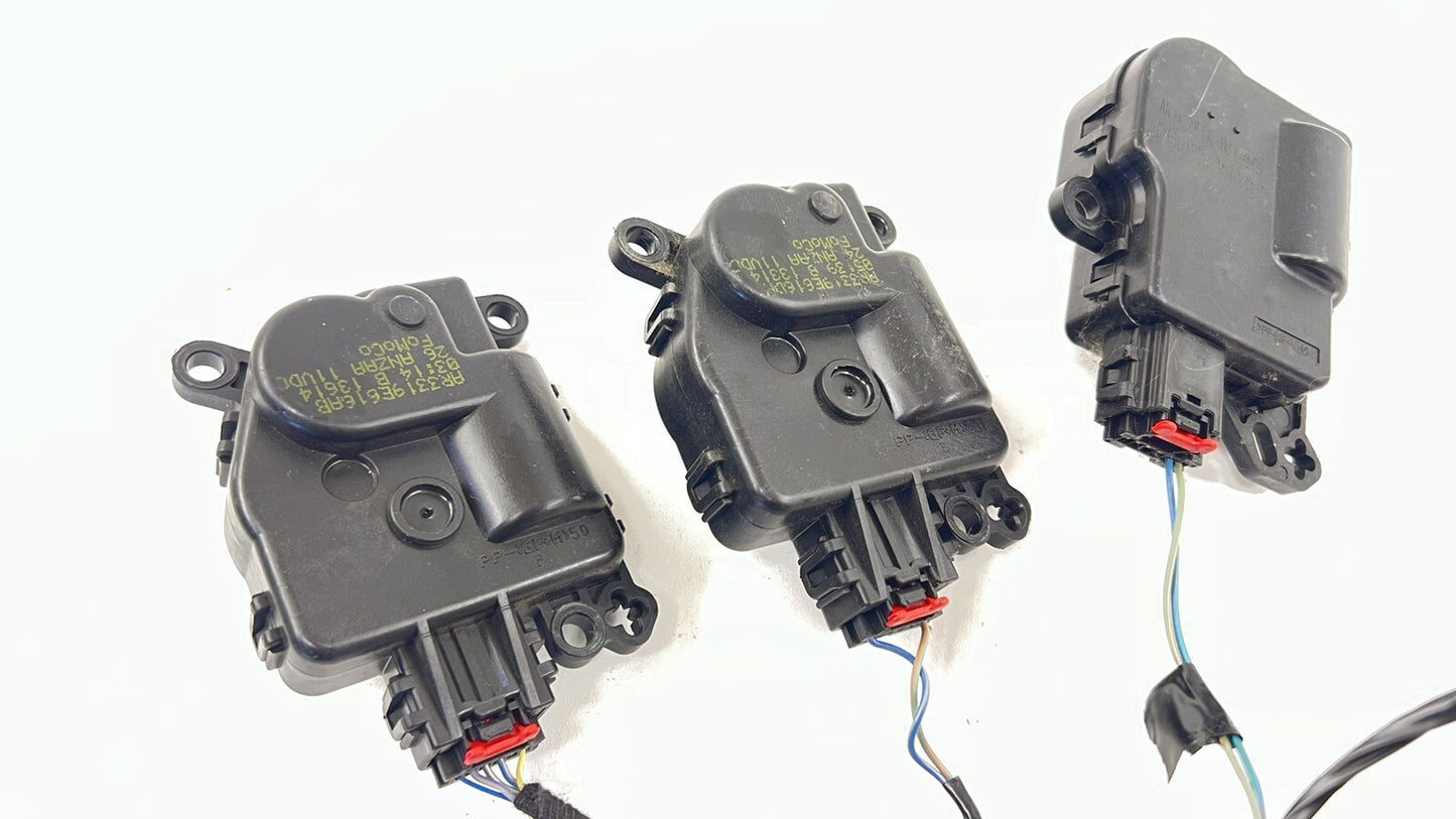 11-14 FORD MUSTANG GT HVAC BOX HEATER AC FLAP MOTOR AIR MIX ACTUATOR SET OEM