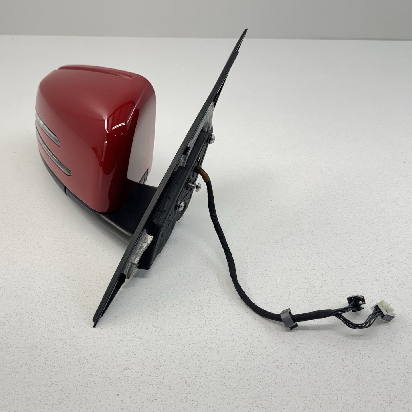 12-14 Mercedes W204 C250 Passenger Right Door Mirror Side View Mars Red OEM