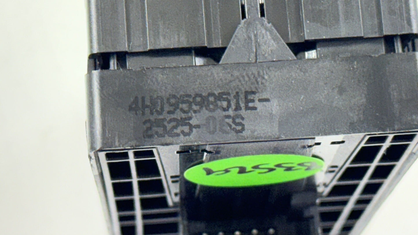11-18 AUDI A8 S8 DRIVER LEFT FRONT MASTER WINDOW CONTROL SWITCH 4H0959851E OEM