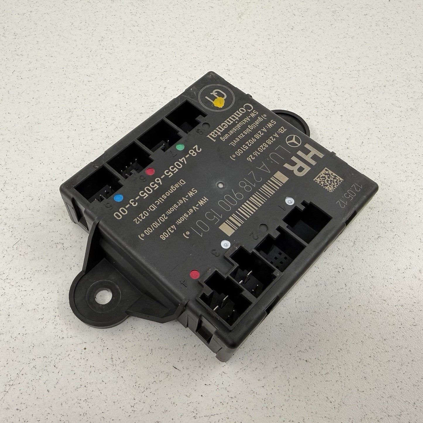 08-14 Mercedes W204 C250 Passenger Right Rear Door Control Module 2189001501 OEM