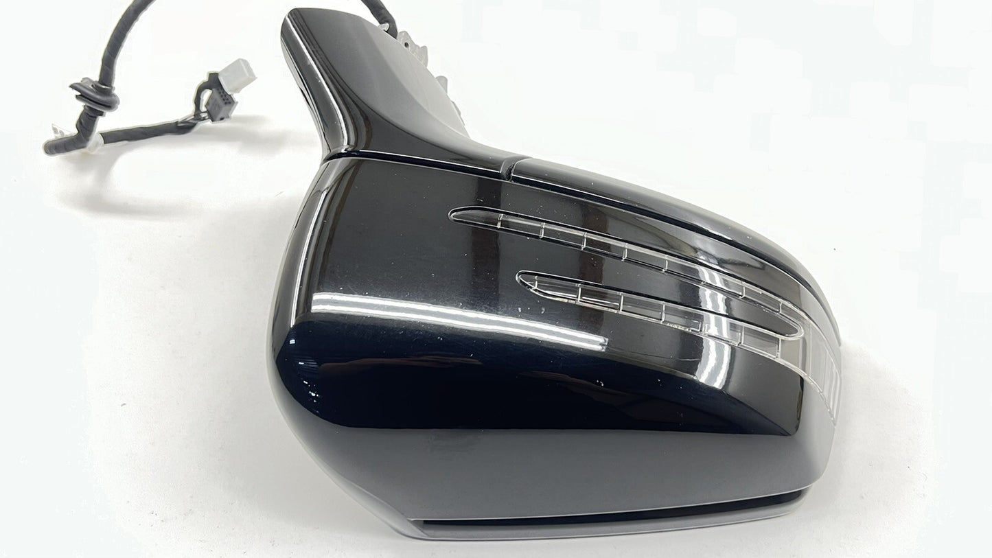 12-18 Mercedes W218 CLS550 CLS63 Right Door Mirror Side View W/ Blind Spot OEM