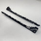 10-16 Mercedes E350 W212 Rear Bumper Lateral Support Bracket Pair Left Right OEM