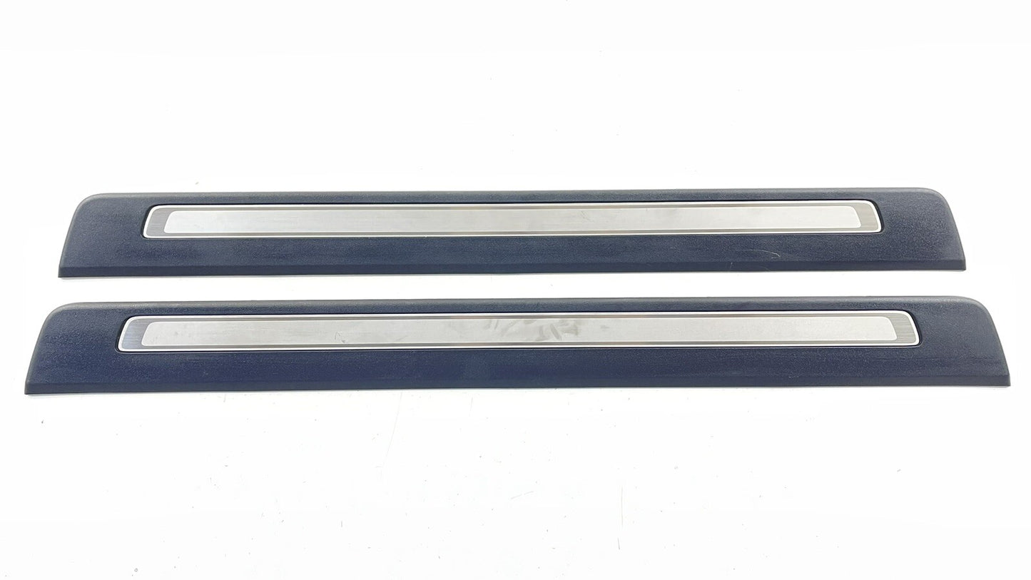 22-23 SUBARU BRZ LEFT RIGHT DOOR STEP SILL SCUFF PLATE TRIM PANEL PAIR OEM