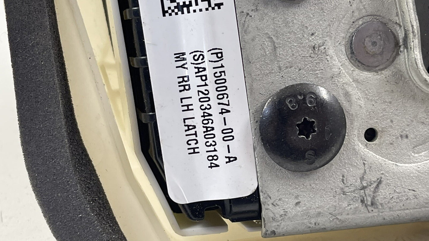 17-22 TESLA MODEL 3 DRIVER LEFT REAR DOOR LOCK LATCH ACTUATOR 1500674-00-A OEM