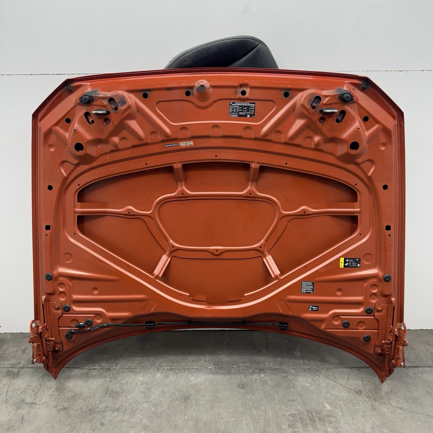 19-21 BMW M2 Competition F87 Hood Panel Complete W/ Hinges Sunset Orange OEM