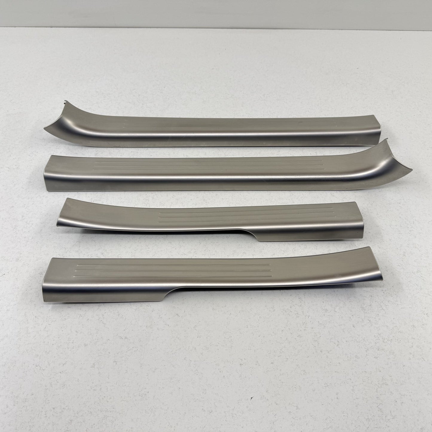 2014-2018 Bentley Flying Spur Door Sill Scuff Kick Plate Set Front & Rear OEM