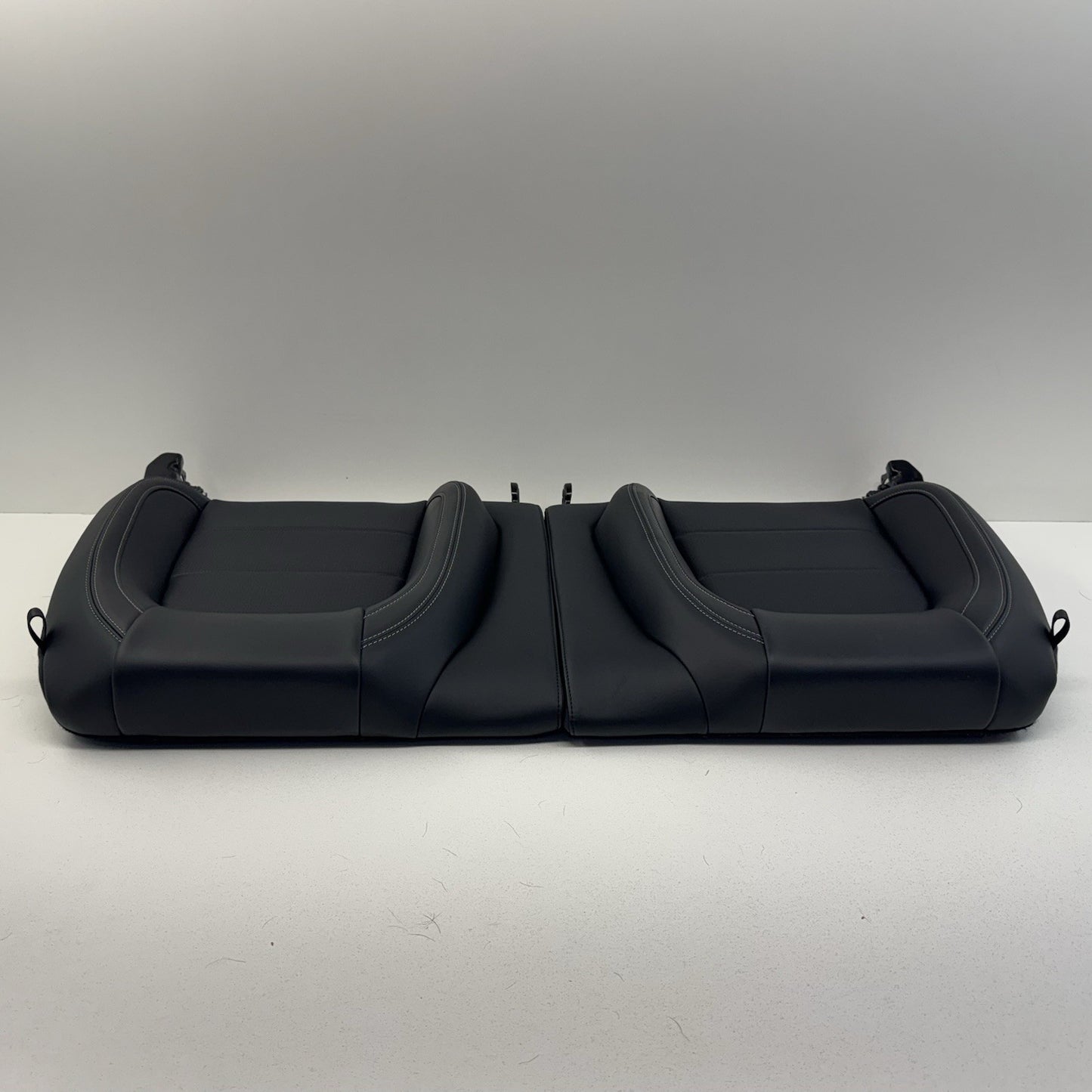 24-26 Ford Mustang Premium Rear Seat Set Upper & Lower Cushion Leather Black OEM