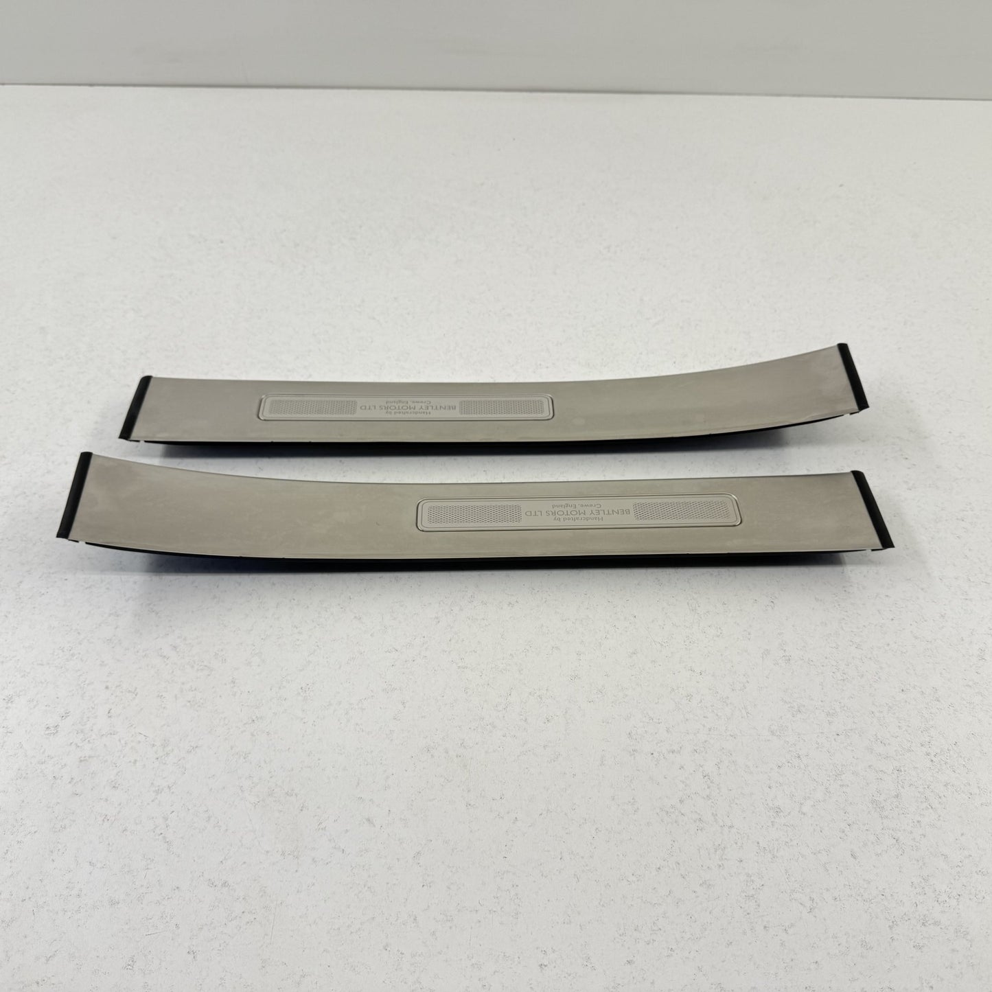 2014-2018 Bentley Flying Spur Door Sill Scuff Kick Plate Set Front & Rear OEM