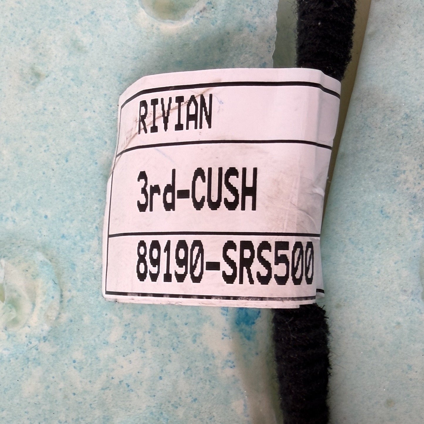 2022-2024 Rivian R1S Rear 3rd Third Row Seat Lower Cushion Ocean Coast OEM