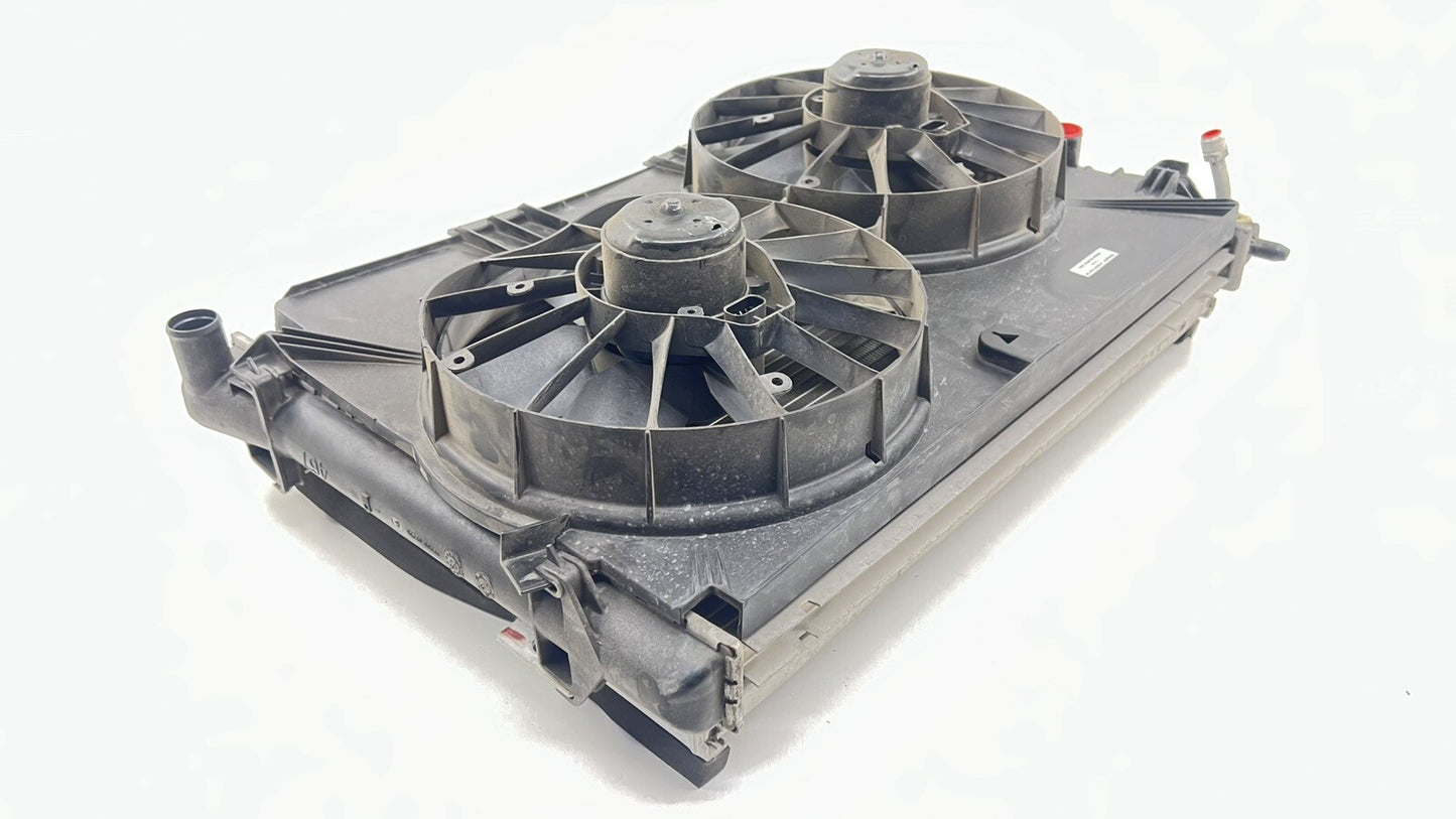 01-04 CHEVROLET CORVETTE C5 Z06 MANUAL RADIATOR CONDENSER FAN ASSEMBLY OEM