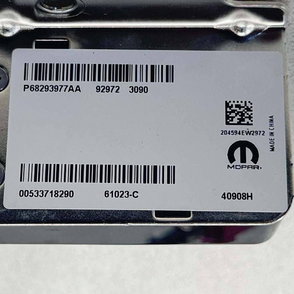 18-23 DODGE CHALLENGER RADIO SATELLITE ANTENNA CONTROL MODULE 68293977AA OEM