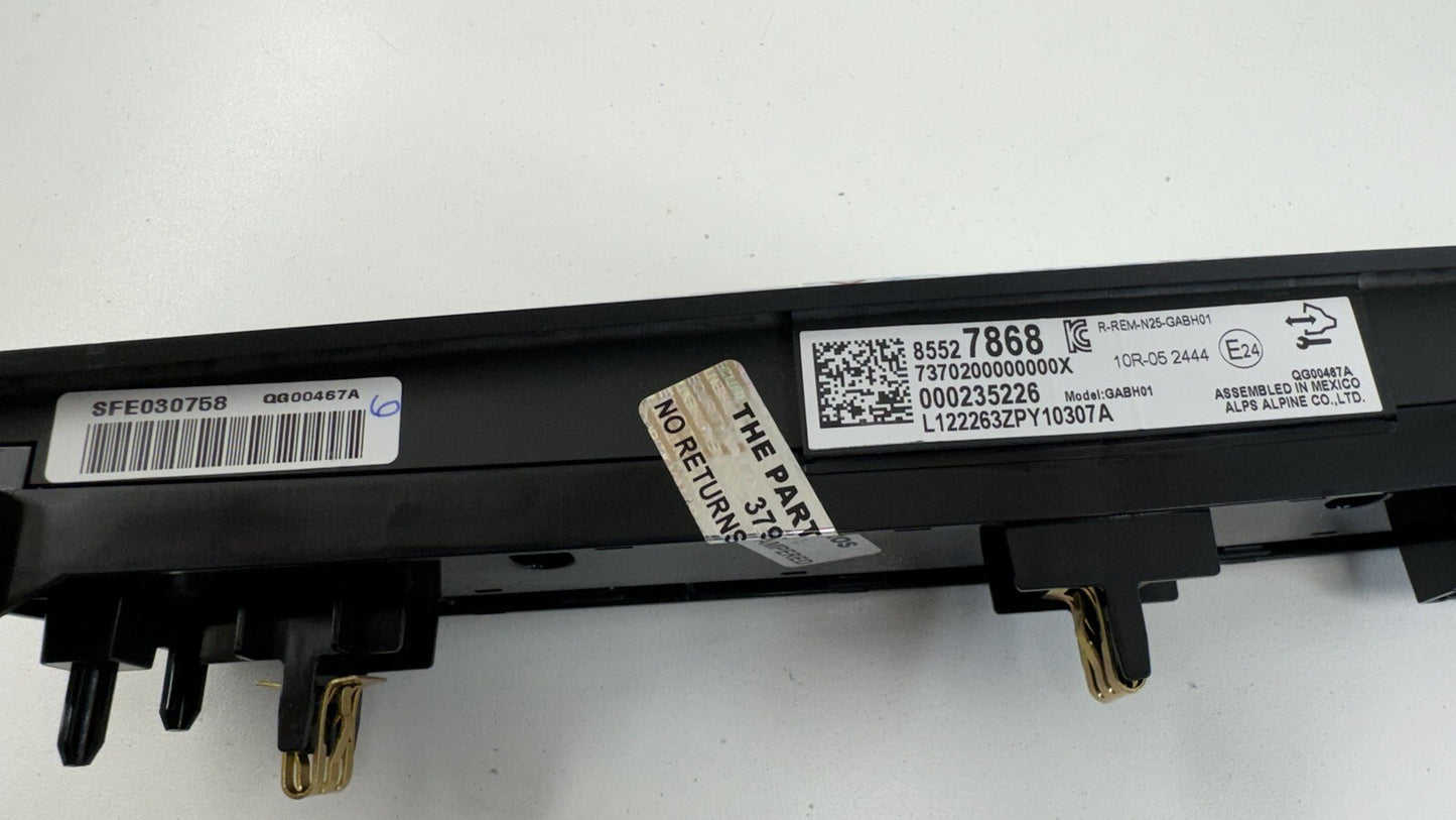 22-24 CADILLAC CT4 V BLACKWING HVAC AC TEMPERATURE CLIMATE CONTROL SWITCH OEM