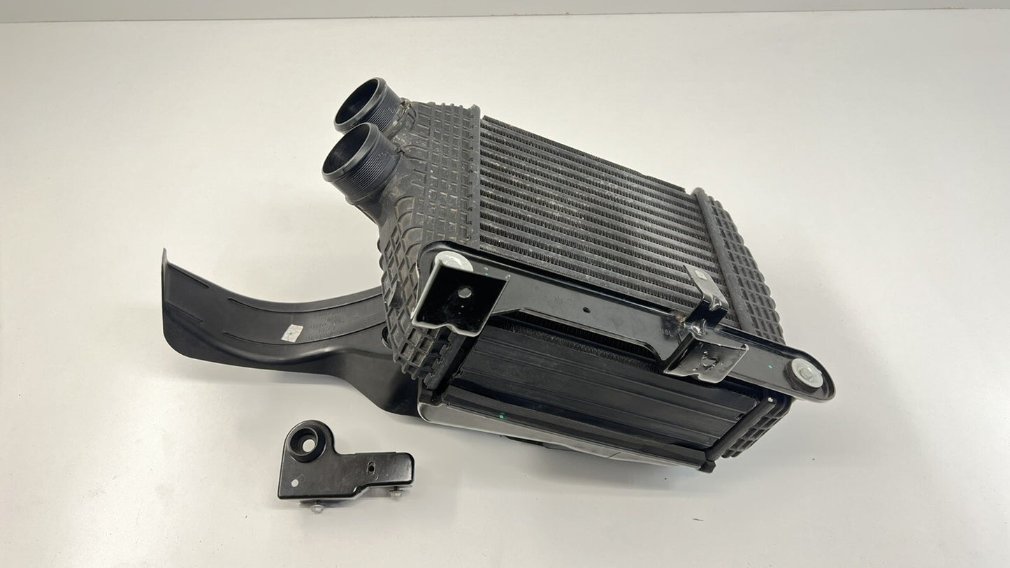 14-17 MASERATI GHIBLI DRIVER LEFT TURBO INTERCOOLER W/ DUCT 670035636 OEM