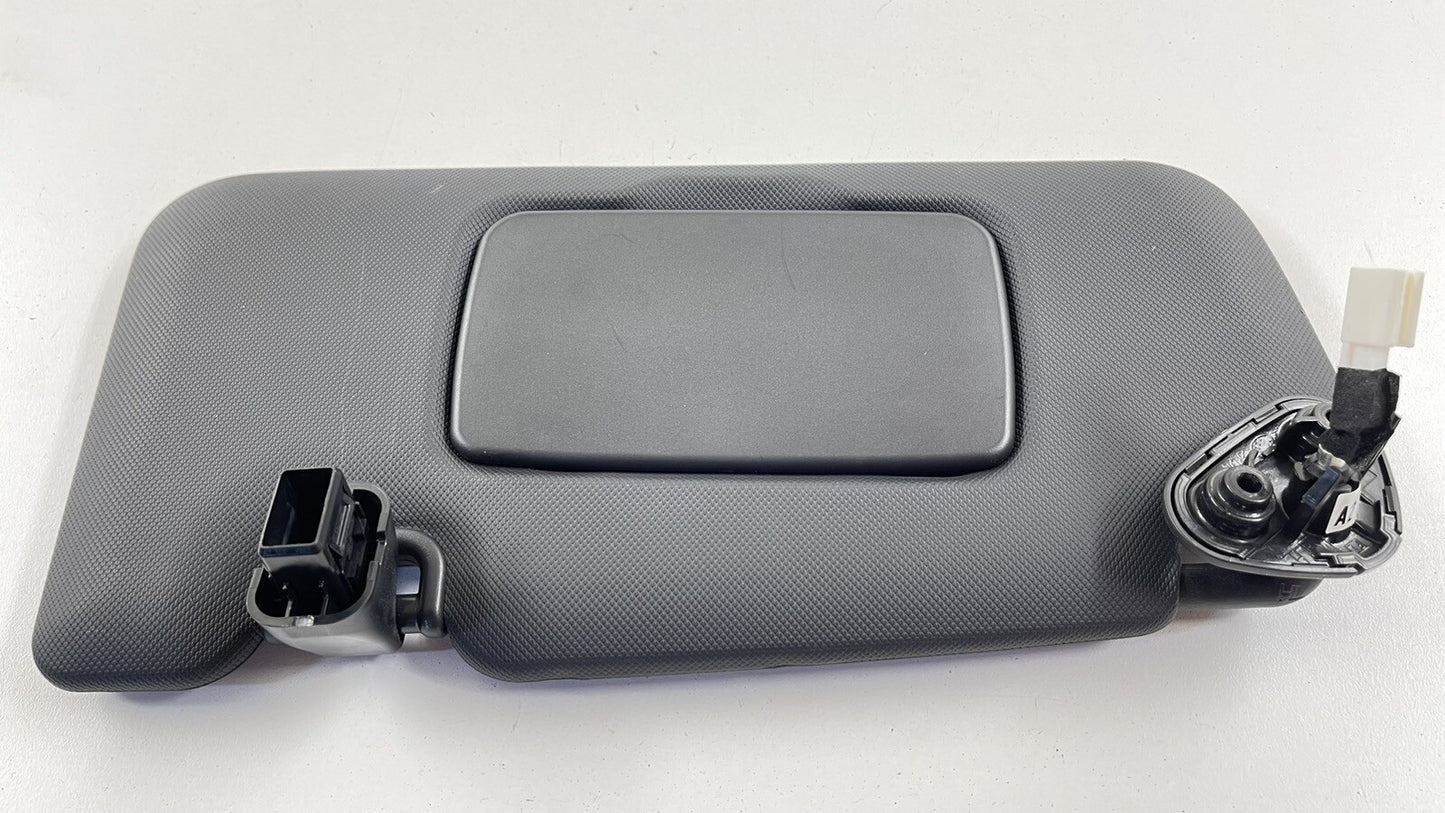 22-23 SUBARU WRX DRIVER LEFT FRONT SUNVISOR SUN VISOR SHADE BLACK OEM