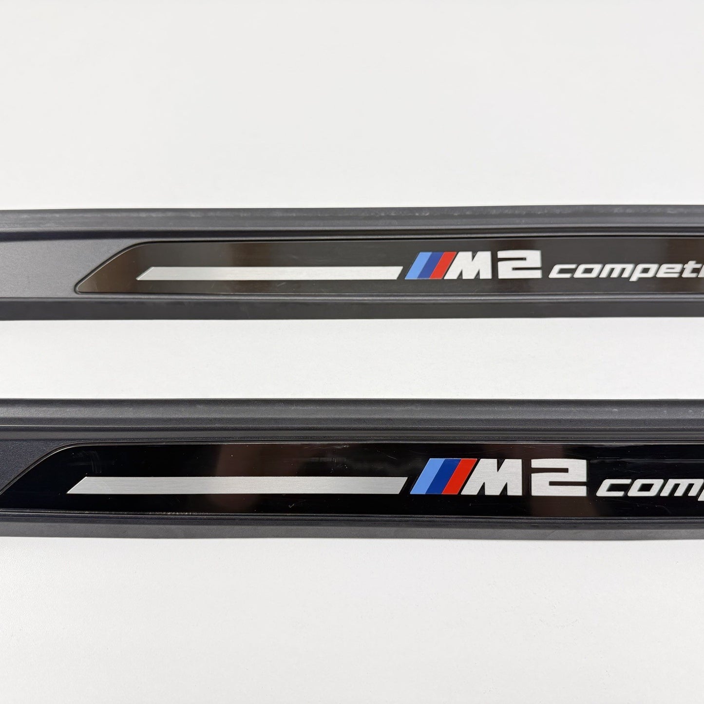 19-21 BMW M2 Competition Left & Right Door Step Sill Scuff Plate Trim Panel OEM