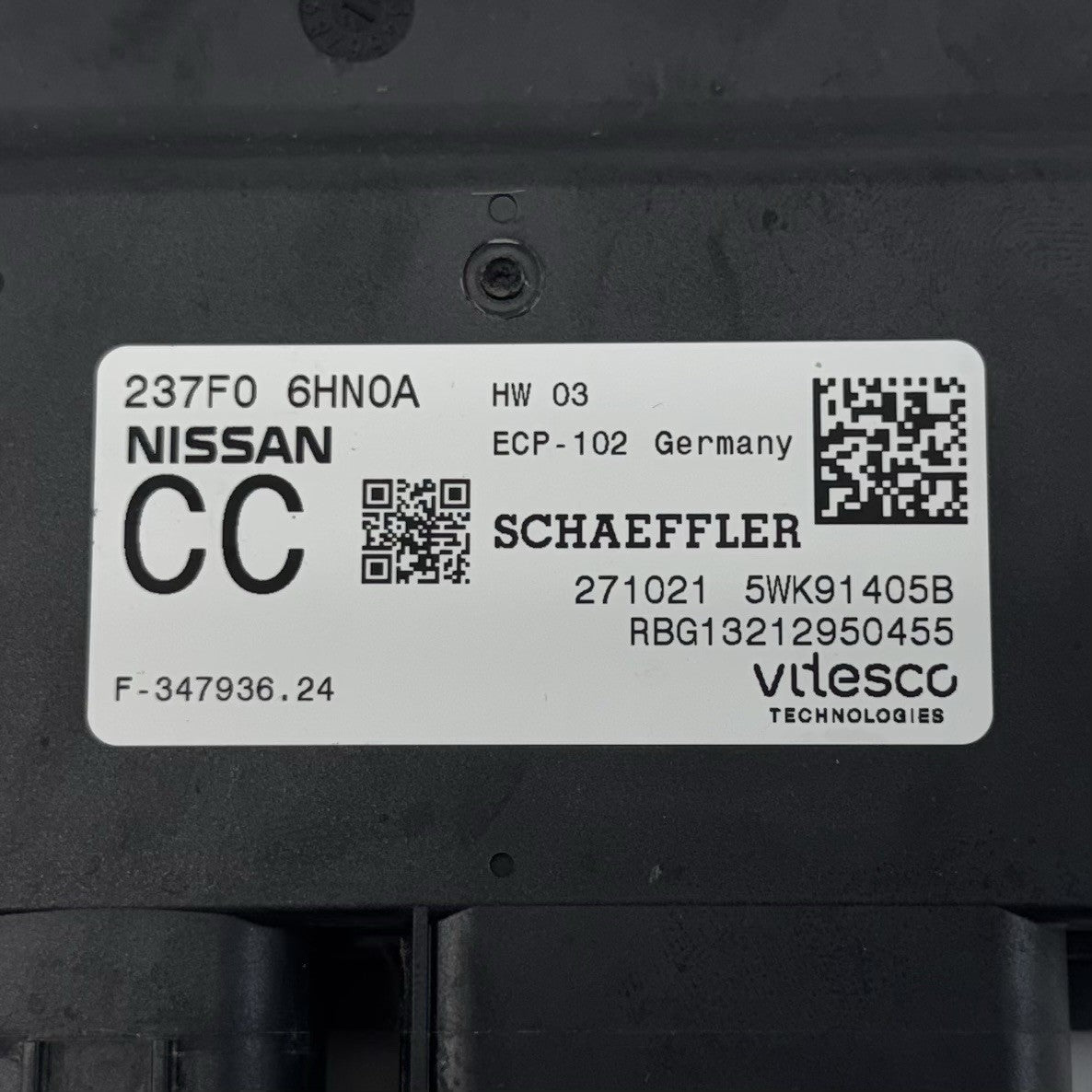 2022 Infiniti Q60 Engine Variable Timing Control Module VTC 237F0-6HN0A OEM