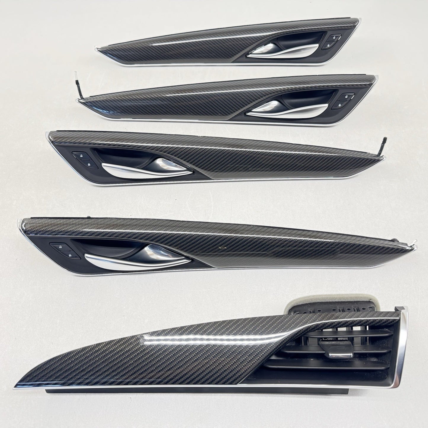 22-24 Cadillac CT5 V Blackwing Carbon Fiber Interior Trim Set Dash & Doors OEM