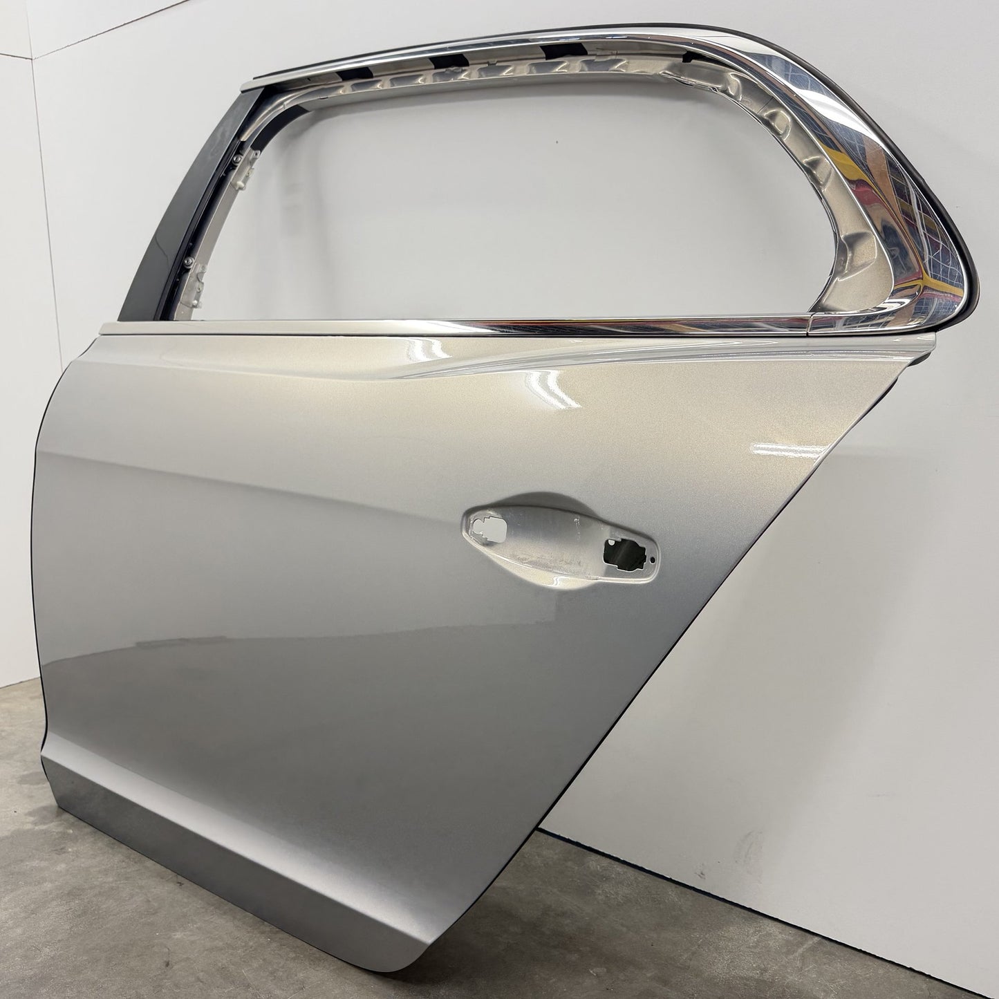 2014-2018 Bentley Flying Spur Driver Left Rear Door Shell Extreme Silver OEM