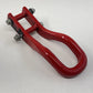 20-26 Chevy Silverado 2500 3500 Front Tow Recovery Hooks Pair Red 84513877 OEM