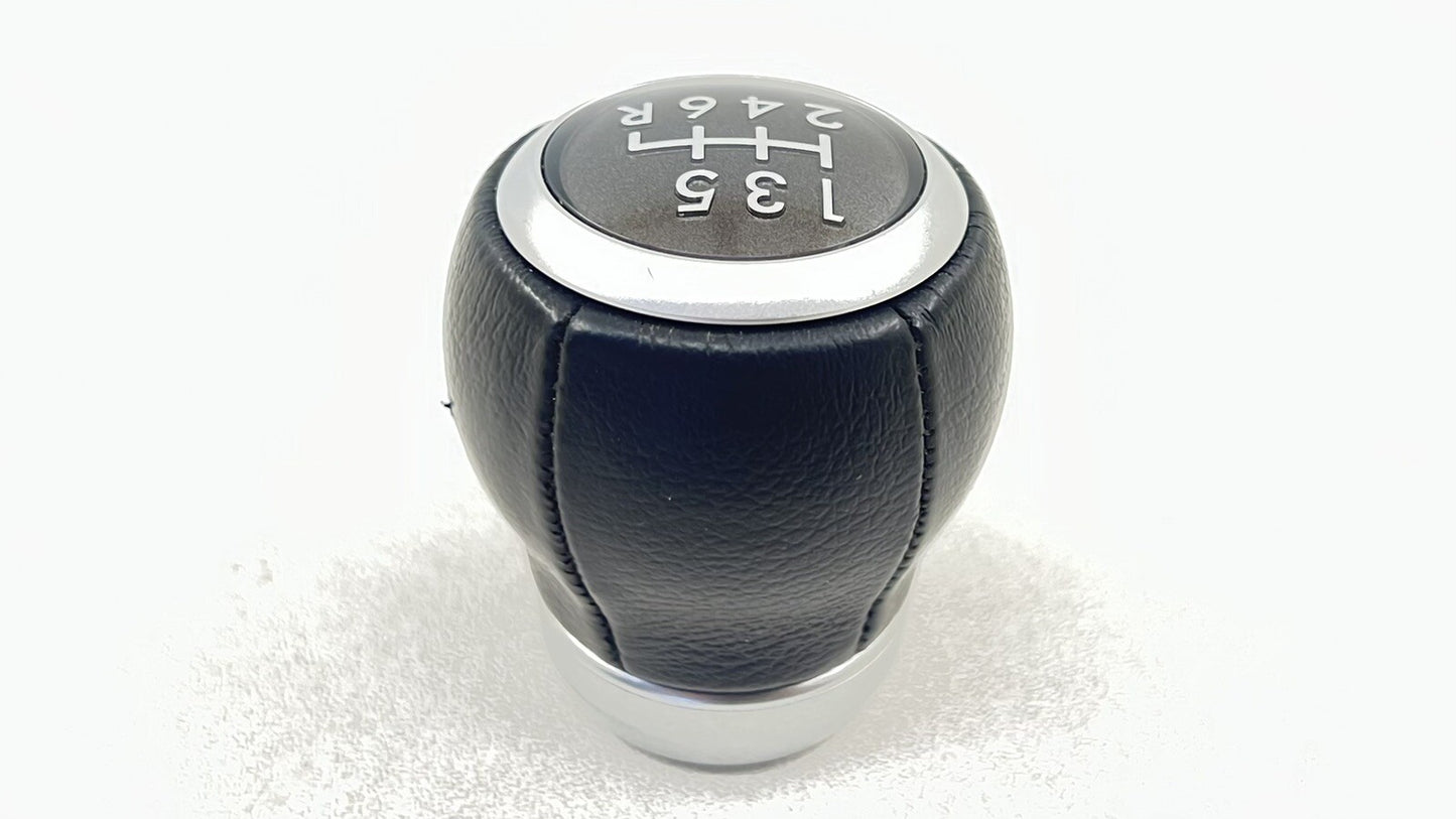 15-21 SUBARU WRX 6 SPEED GEAR SHIFT KNOB LEATHER BLACK OEM