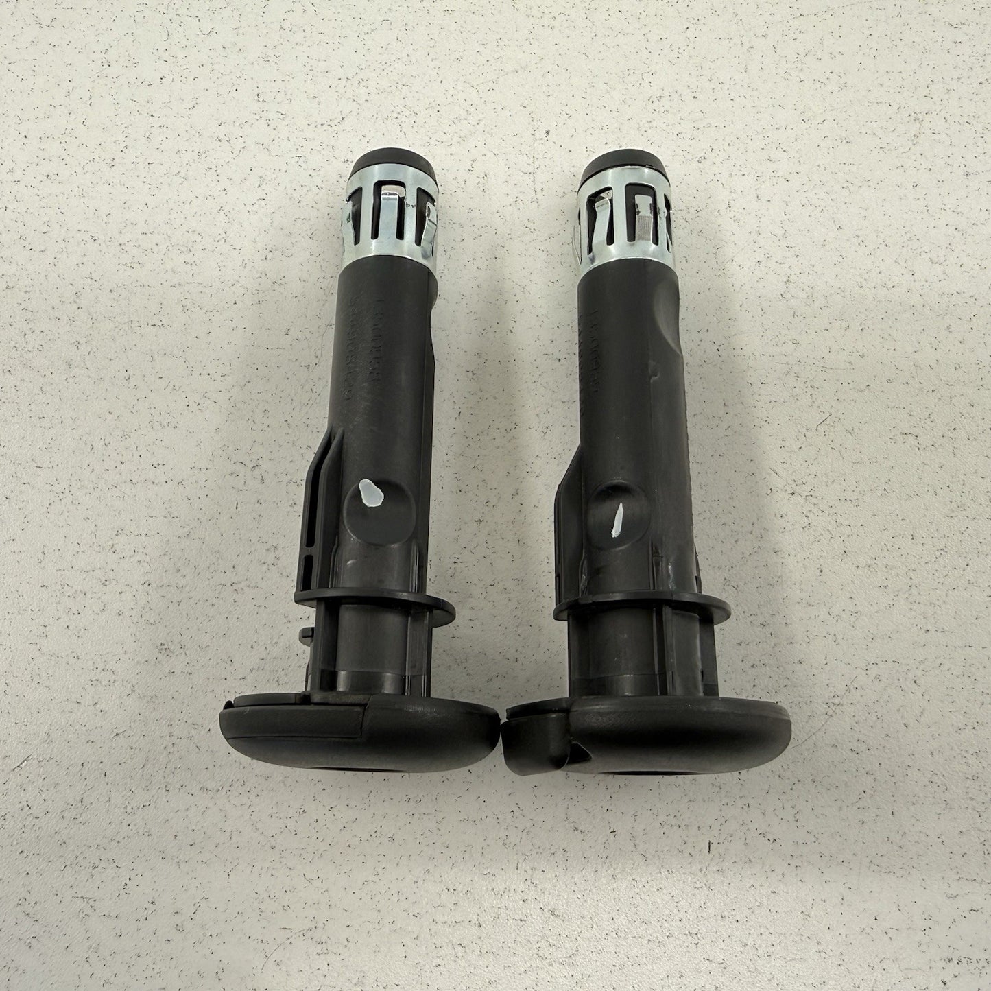 10-15 Chevrolet Camaro Left Front Headrest Seat Guide Sleeve Slot Pair OEM