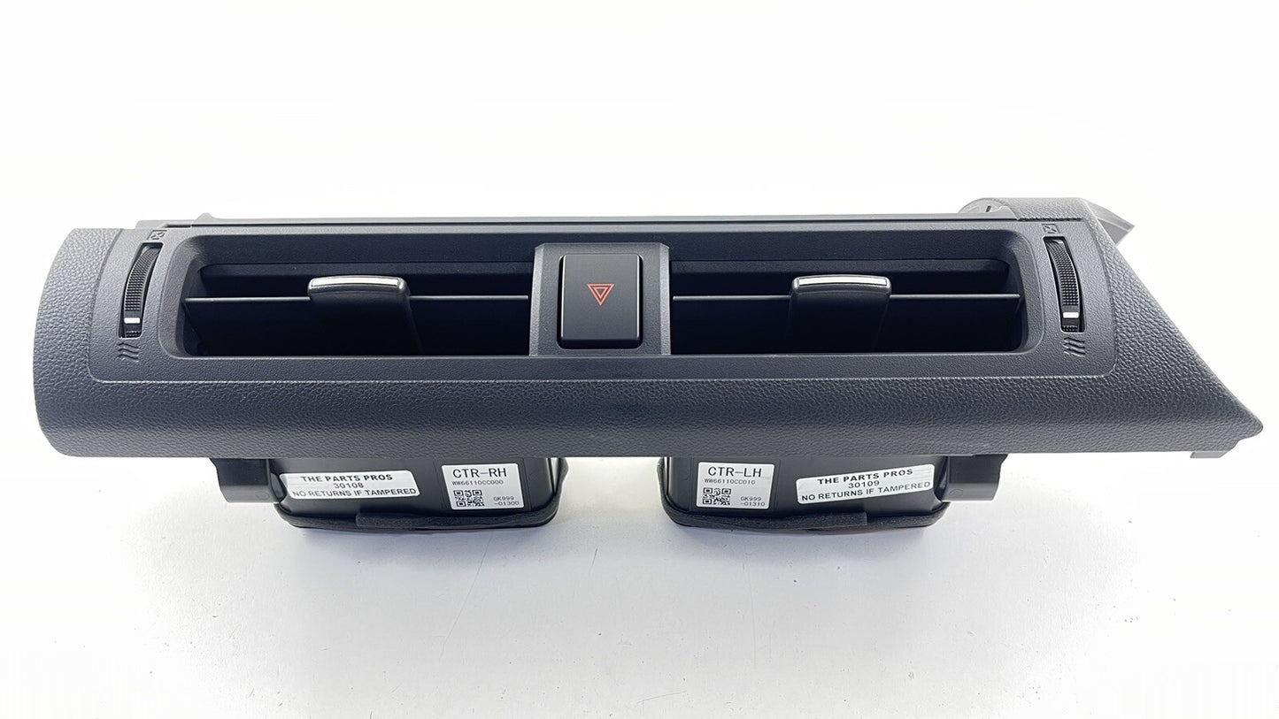 22-23 TOYOTA GR86 CENTER DASH AIR VENT GUIDE GRILLE GRILL W/ HAZARD SWITCH OEM