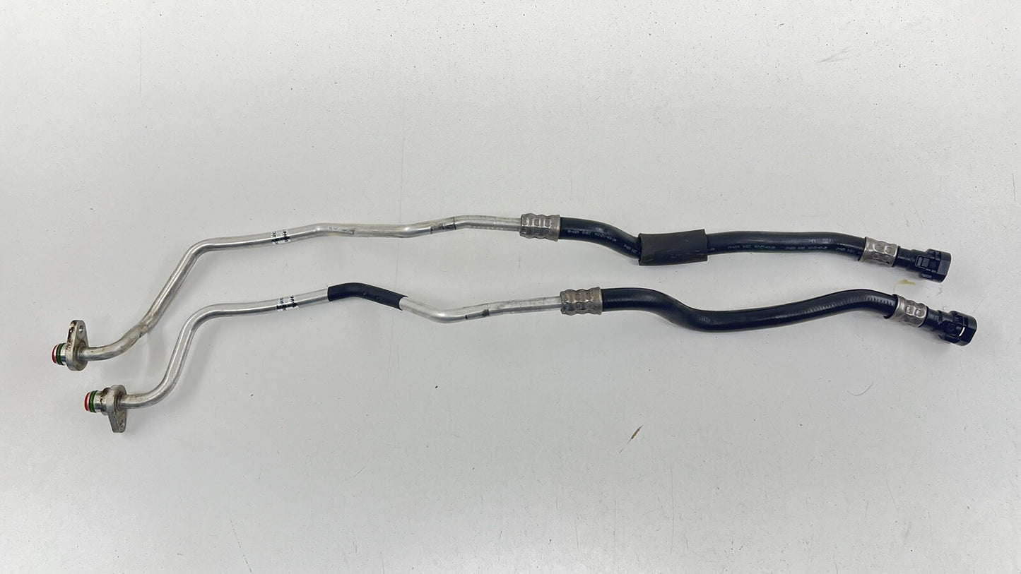 15-20 BMW M3 M4 F80 F82 F83 TRANSMISSION OIL COOLER PIPE LINE HOSE PAIR OEM