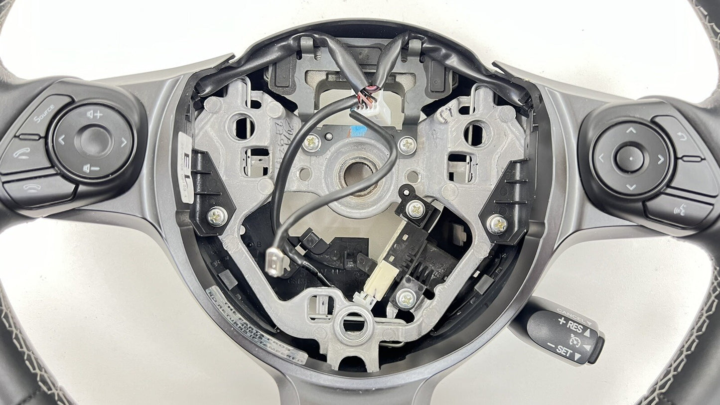 22-26 Toyota GR86 Driver Steering Wheel Leather Black OEM