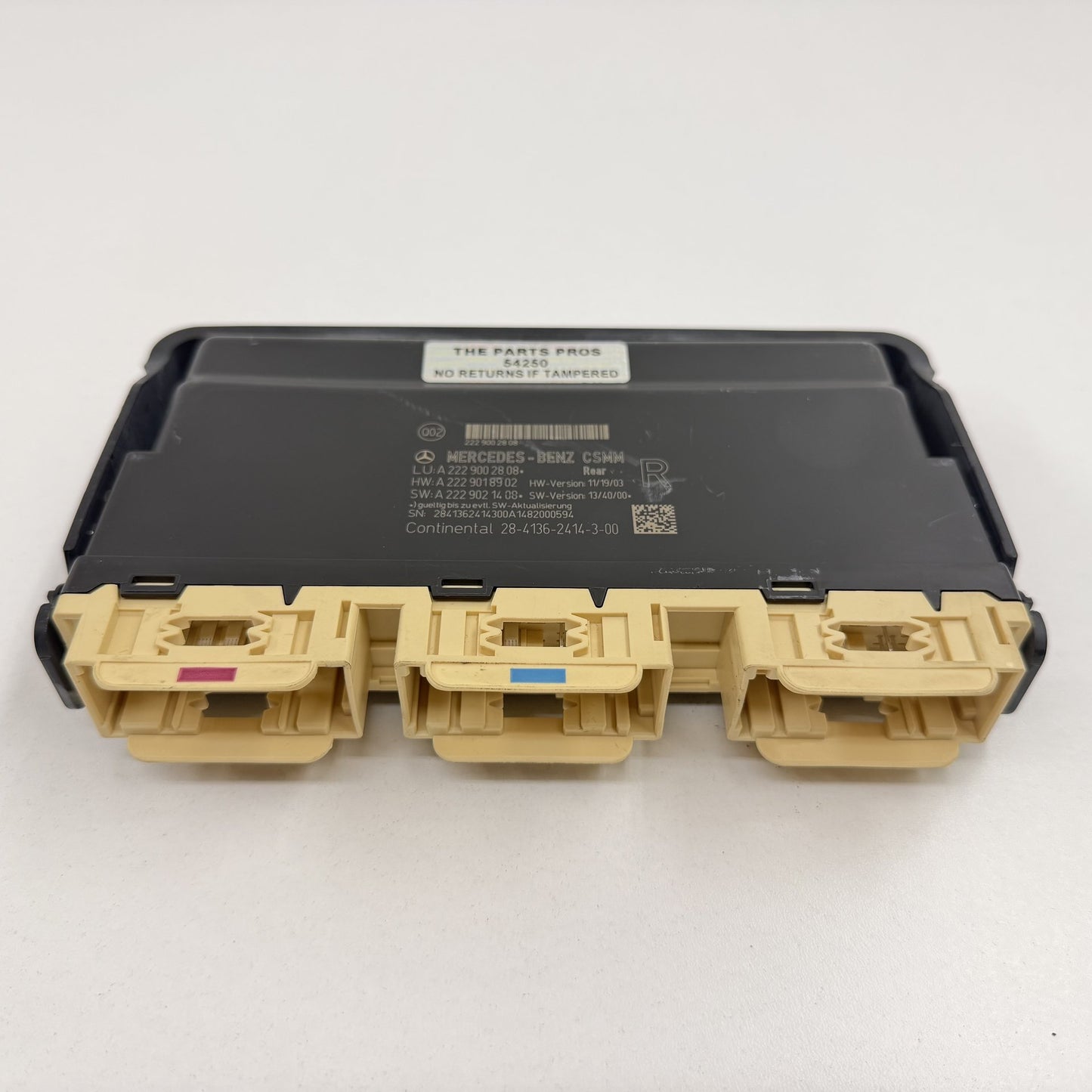 2014-2017 Mercedes-Benz S550 W222 Rear Seat Control Module A 222 900 28 08 OEM