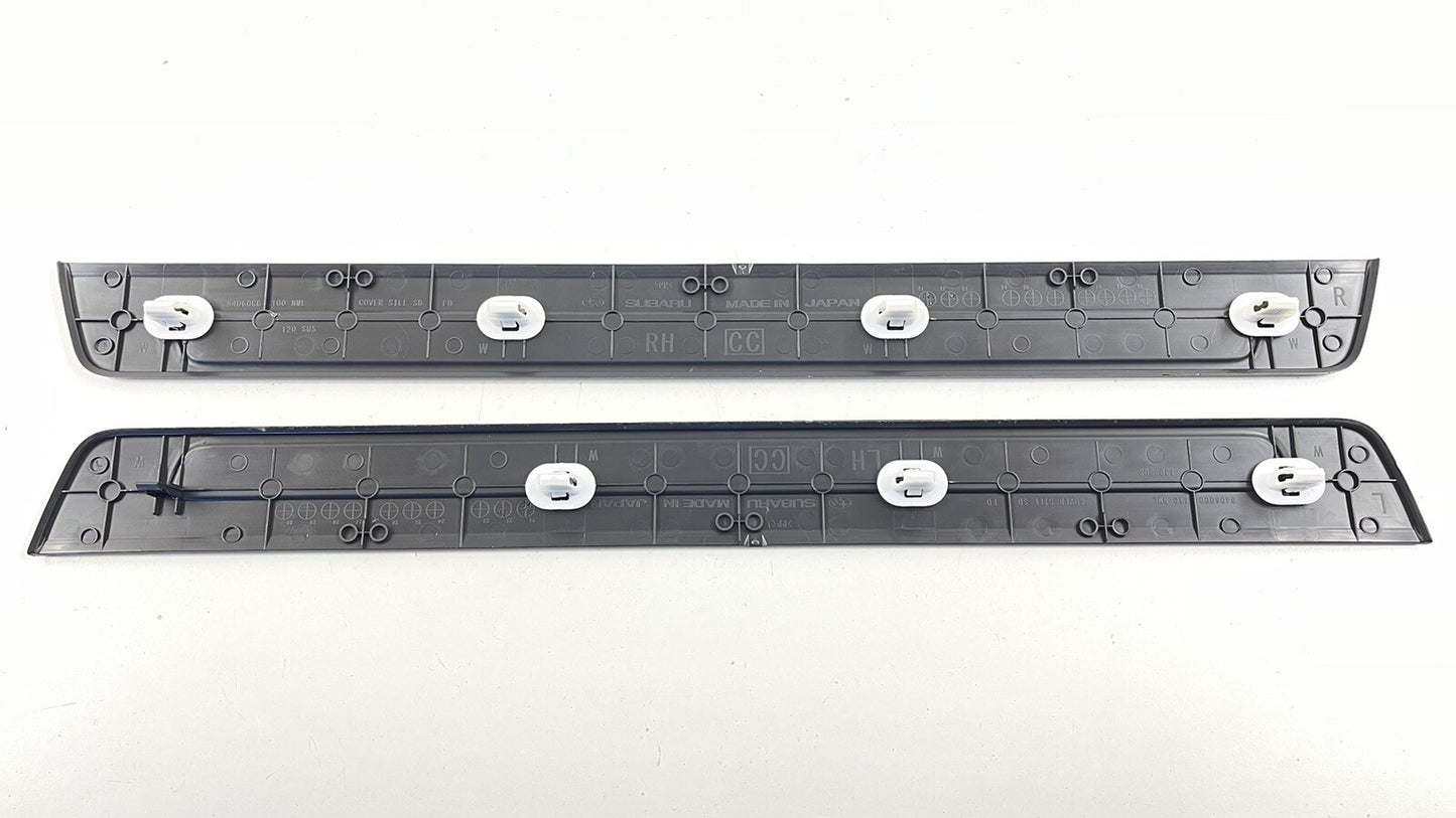 22-23 TOYOTA GR86 LEFT RIGHT DOOR STEP SILL SCUFF PLATE TRIM PANEL PAIR OEM