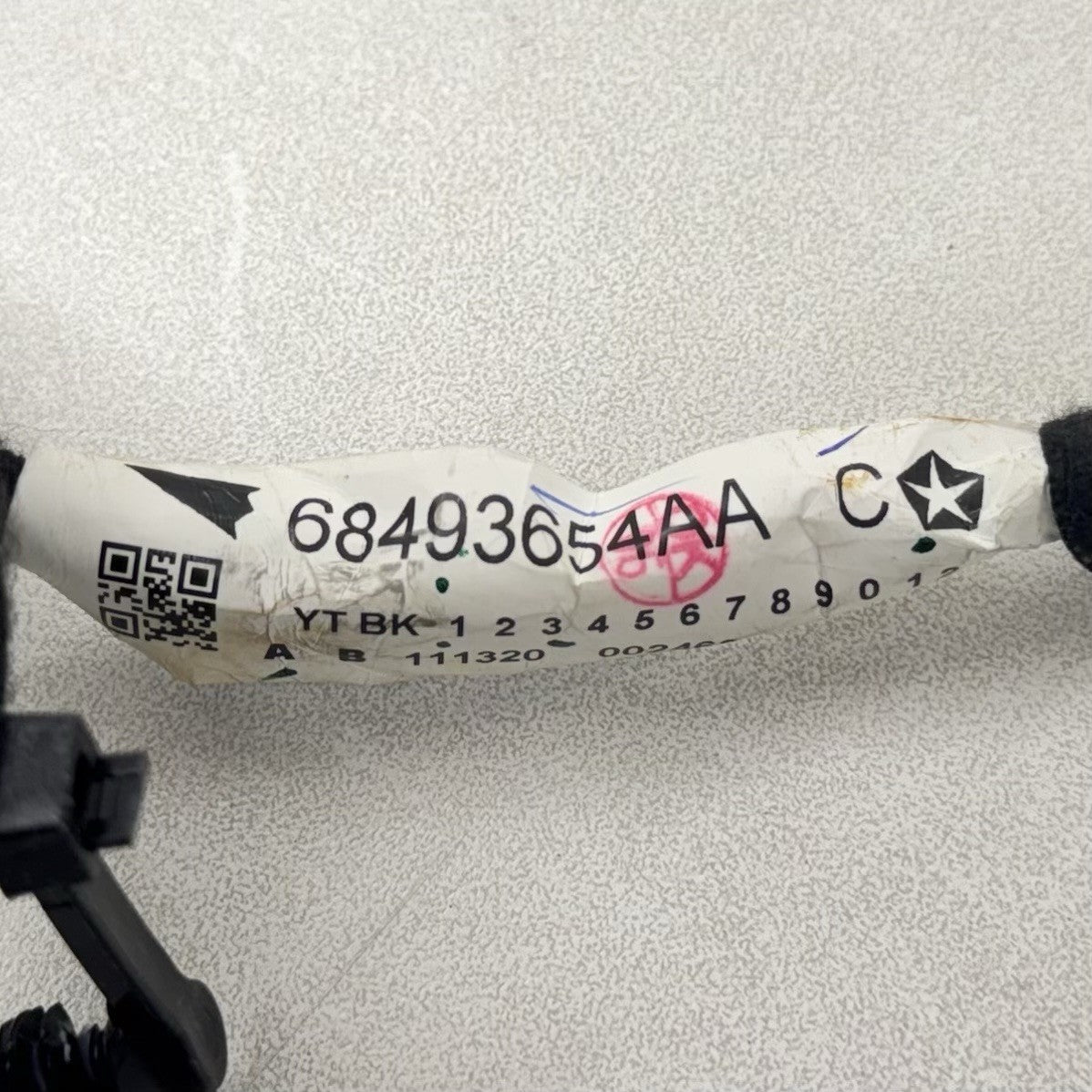 2021 DODGE CHALLENGER DASHBOARD INSTRUMENT PANEL WIRE HARNESS 68493654AA OEM