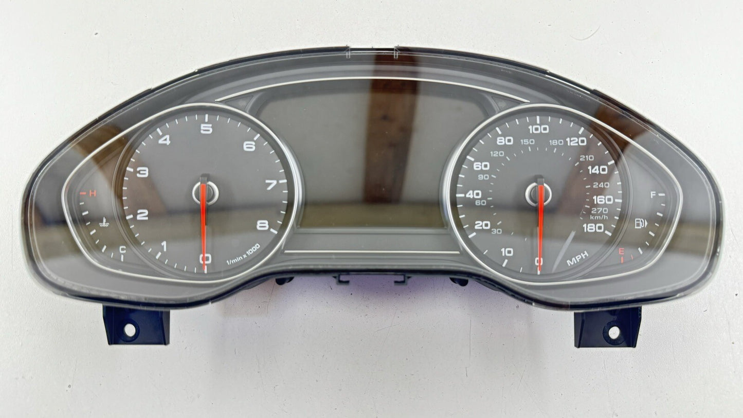 2016 AUDI A8L SPEEDOMETER SPEEDO INSTRUMENT CLUSTER GAUGE 4H0920980N OEM