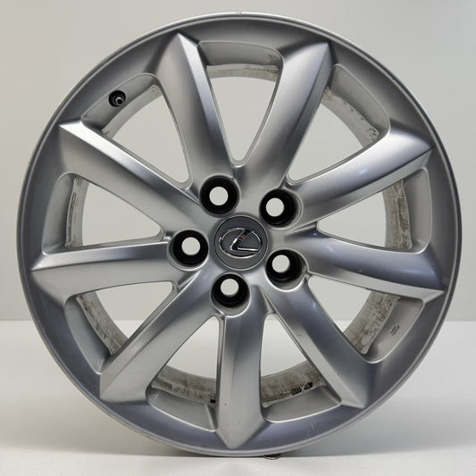 07-09 Lexus LS460 Wheel Rim 18x7.5 +32 Offset Silver 42611-50730 Factory OEM