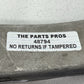 10-16 Mercedes W212 E350 RWD Left Front Lower Control Arm Suspension Pair OEM