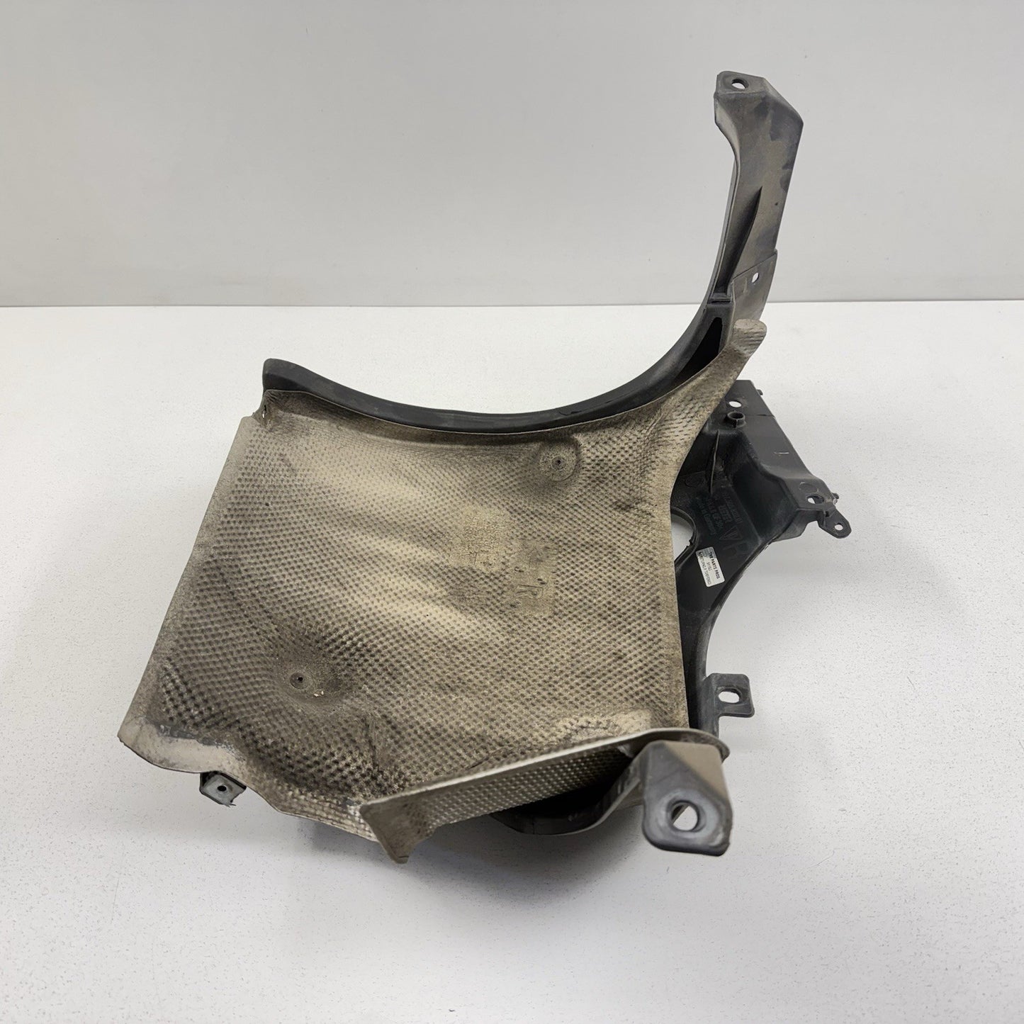 05-08 Porsche 911 997 AWD Right Rear Bumper Bracket Liner Guide Heat Shield OEM