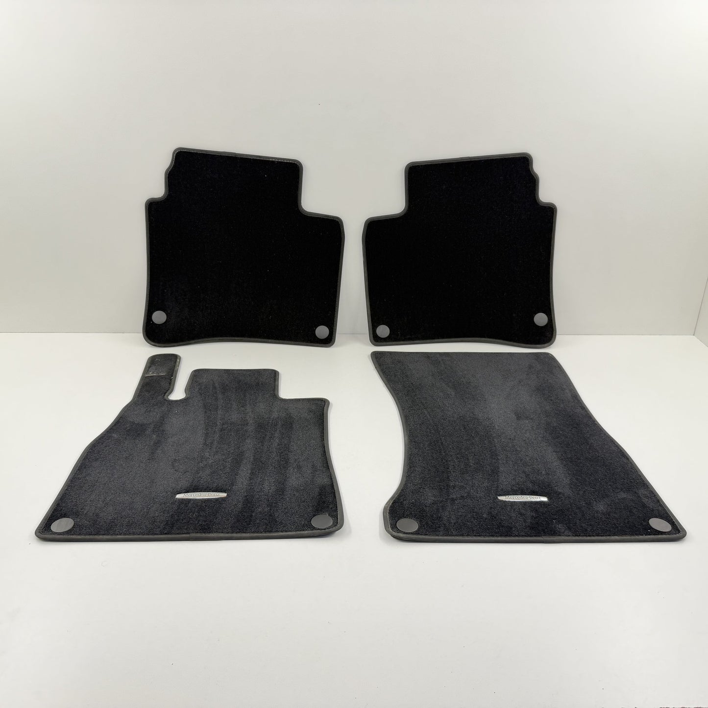 2014-2020 Mercedes-Benz S550 W222 Floor Mat Set Black Factory OEM