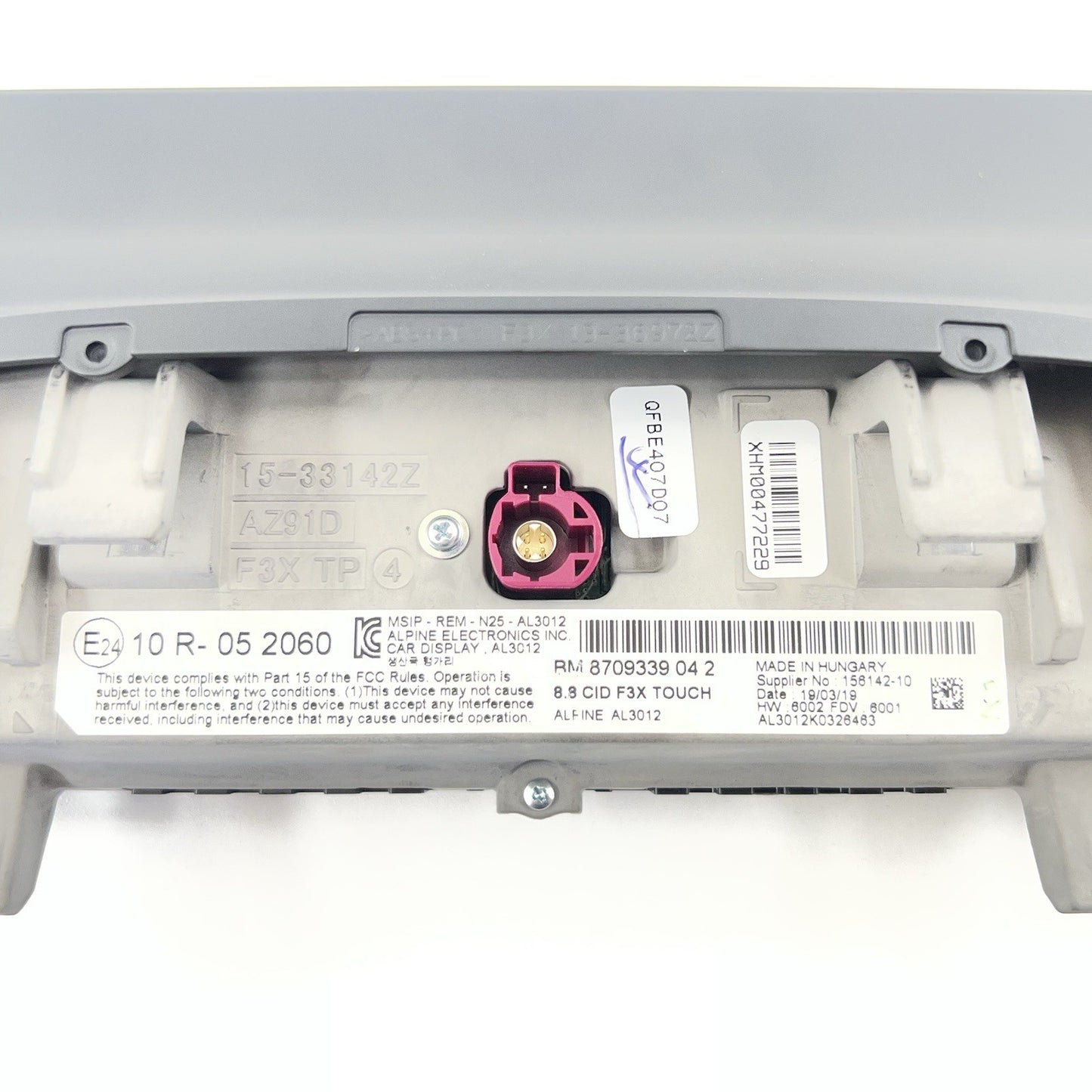 18-20 BMW M2 F87 Center Dashboard Information Display 8.8â Screen 8709339 OEM