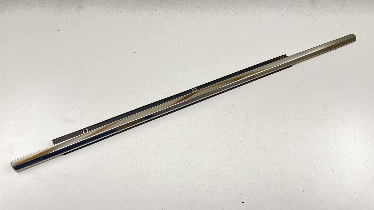 13-18 BENTLEY FLYING SPUR RIGHT REAR UPPER DOOR MOULDING CHROME TRIM PANEL OEM