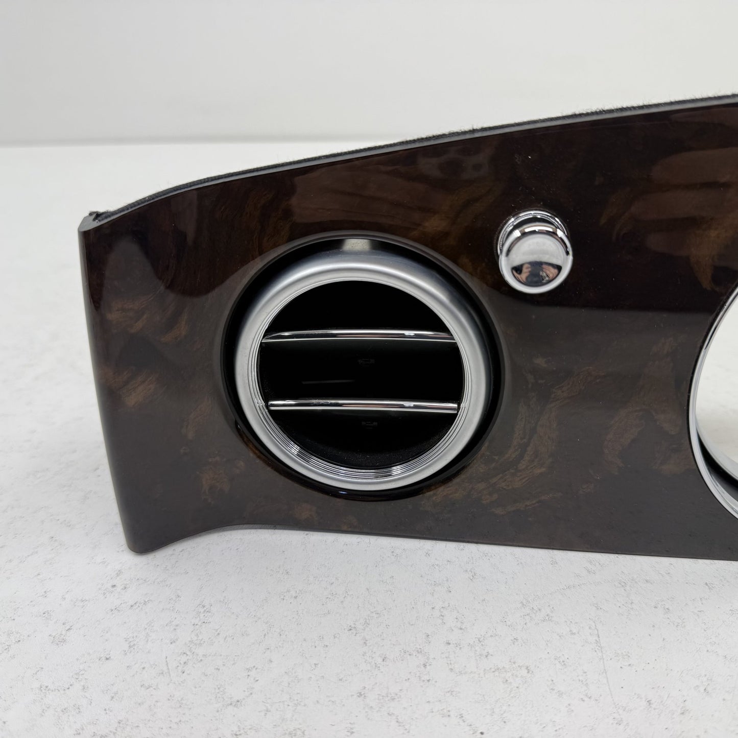 14-18 Bentley Flying Spur Left Dashboard Cluster Surround Trim W/ Air Vent OEM