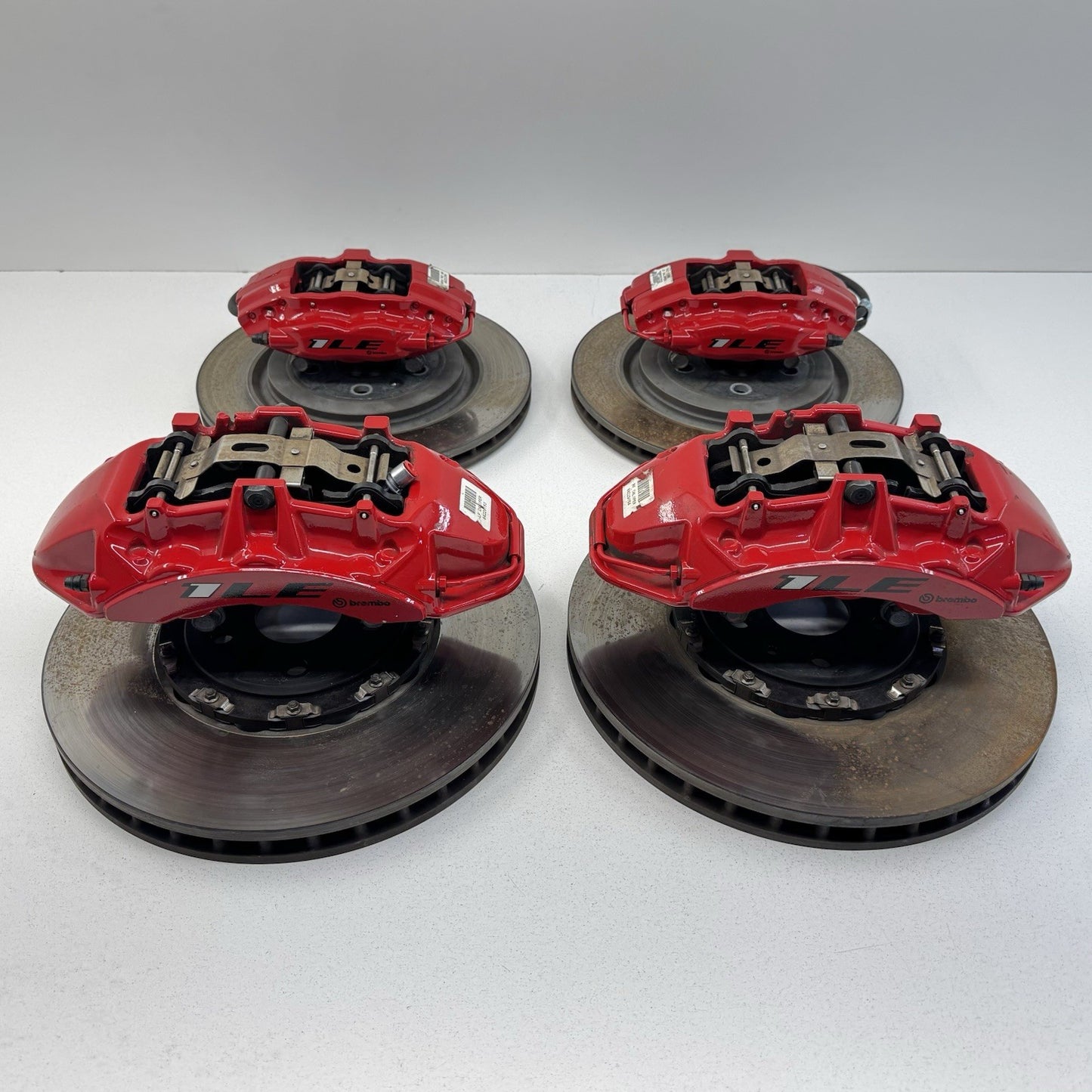 17-24 Chevrolet Camaro ZL1 1LE Brembo Brake Caliper Set With Rotors Red OEM