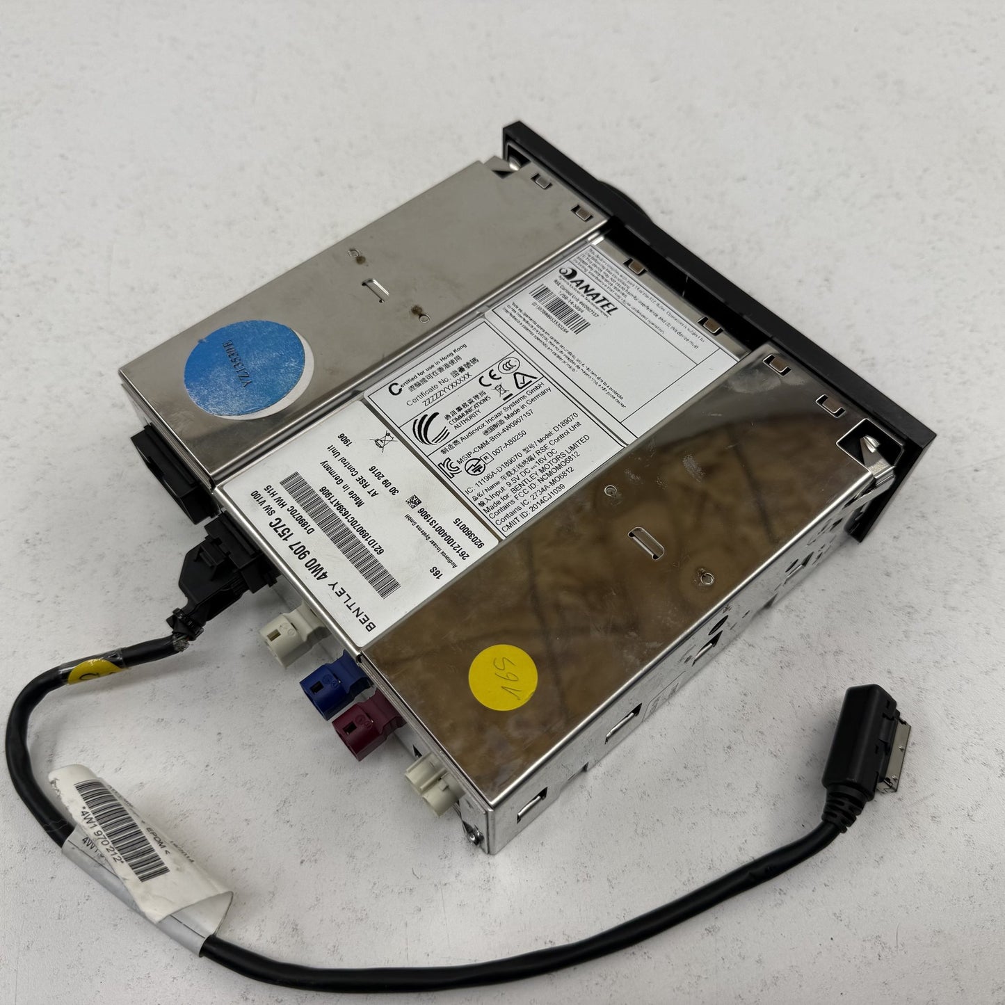 14-18 Bentley Flying Spur Rear Seat Entertainment Multimedia Control Module OEM