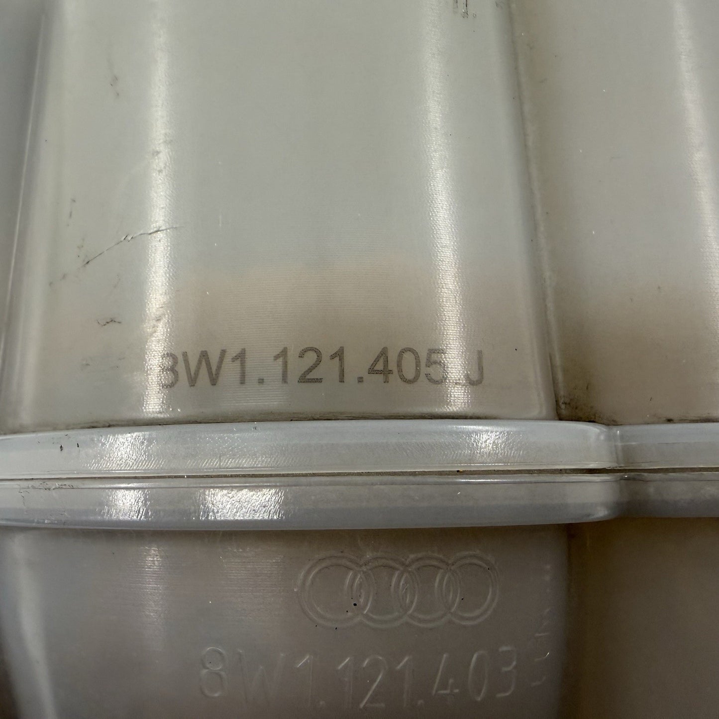 18-20 Audi S4 S5 RS5 Coolant Reservoir Overflow Expansion Tank Bottle OEM