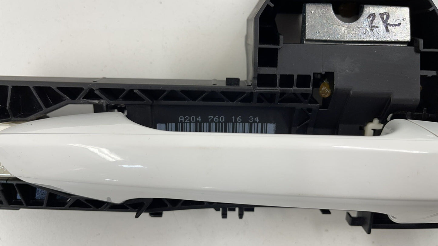 08-14 MERCEDES W204 W212 C E CLASS RIGHT FRONT OR REAR DOOR HANDLE WHITE OEM